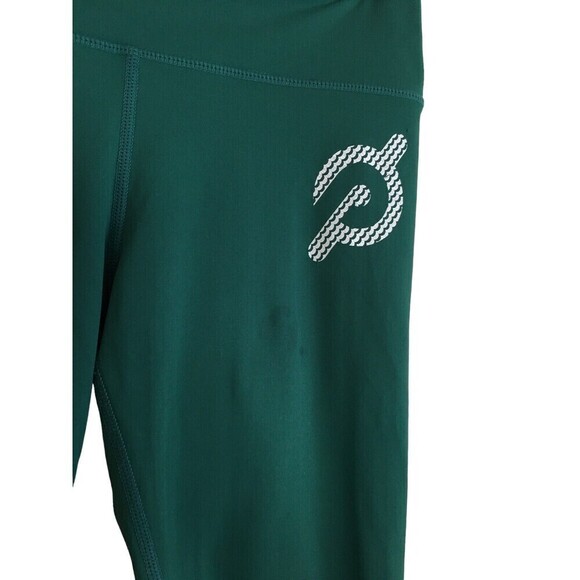Peloton Athletic Pants Women's Size Medium Green Stretch Leggings - Picture 3 of 6